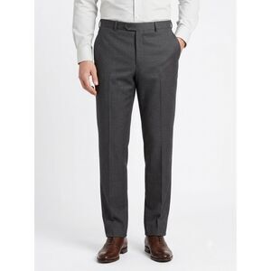 NWT Brooks Brothers 1818 Madison Wool Dress Pants 56XL W51 Big Tall Gray